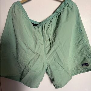 Patagonia Mens Mint Green Swimsuit shorts